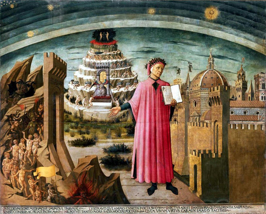 Dante - Poet, Inferno, Purgatorio